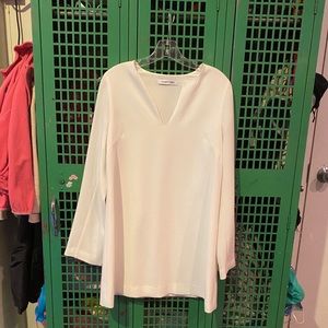 Elizabeth and James white shift dress.